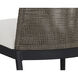 Calandri Black / Louis Cream Outdoor Dining Chair, Set Of 2